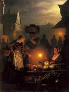 Petrus Van Schendel : The Night Market